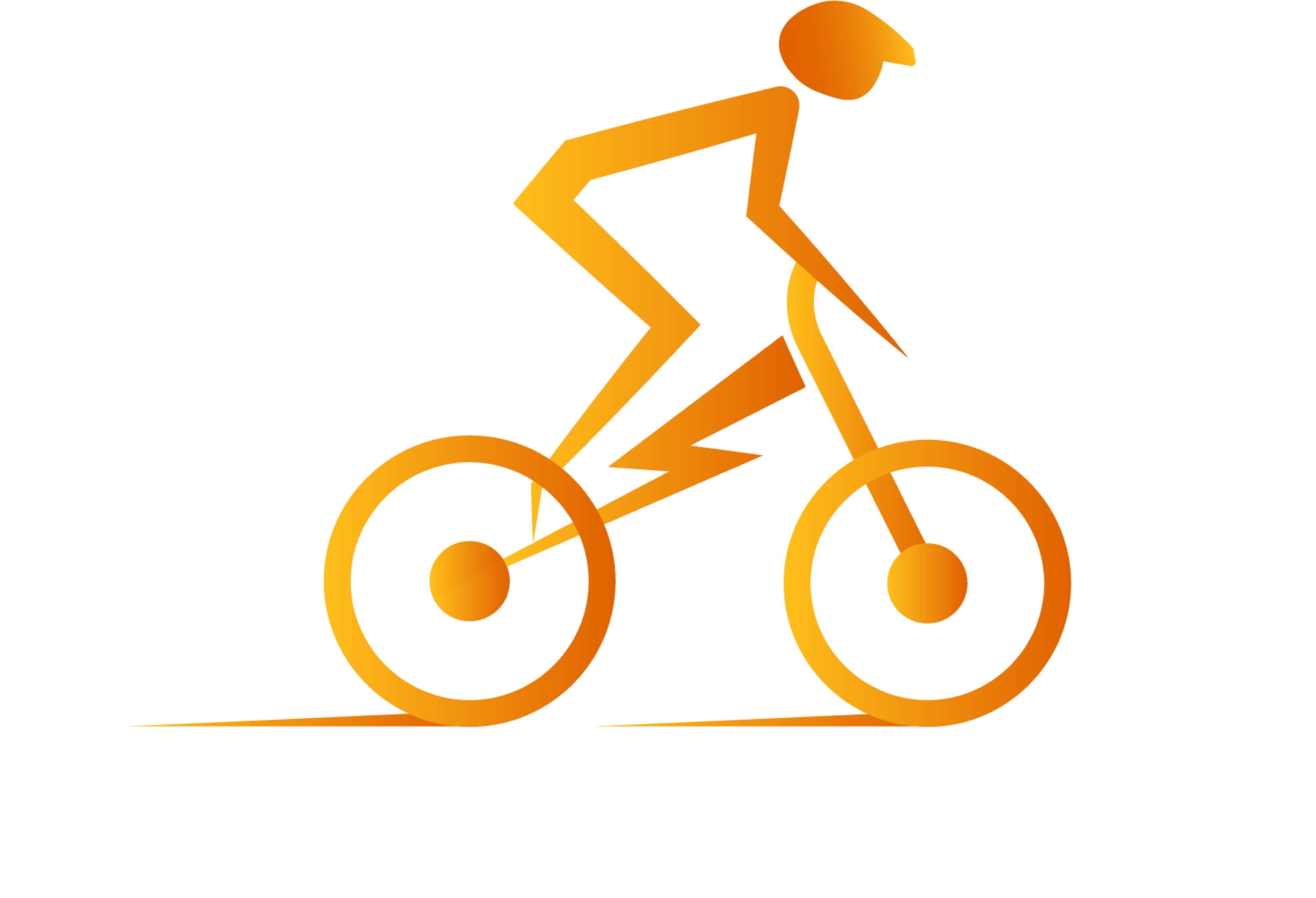 Premium Vector | Electric bicycle logo design on black and white background